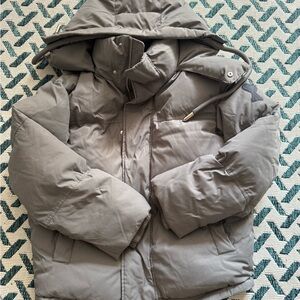 Gray Puffer Jacket